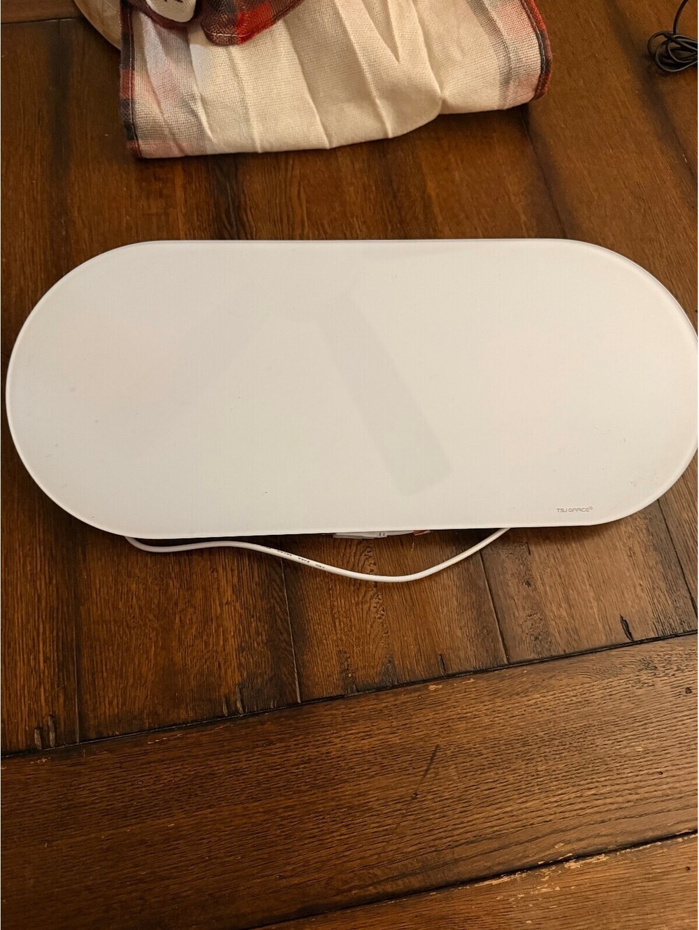 Glass Desktop Whiteboard - 17 X 7 Inches White Board Pink Light